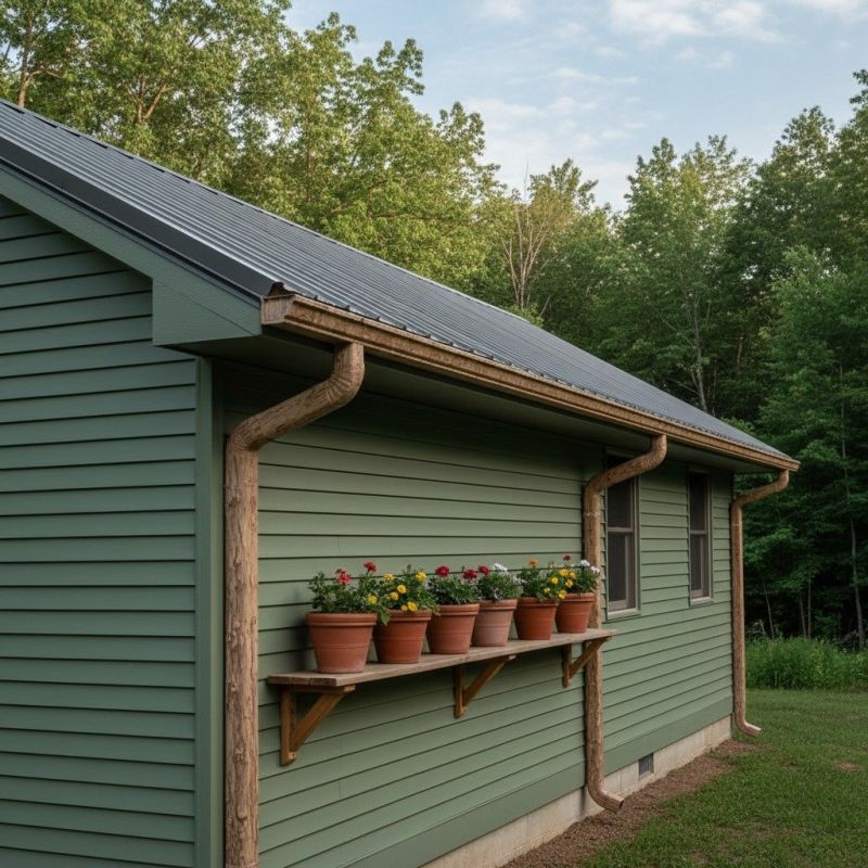 Barn Gutter Installation
