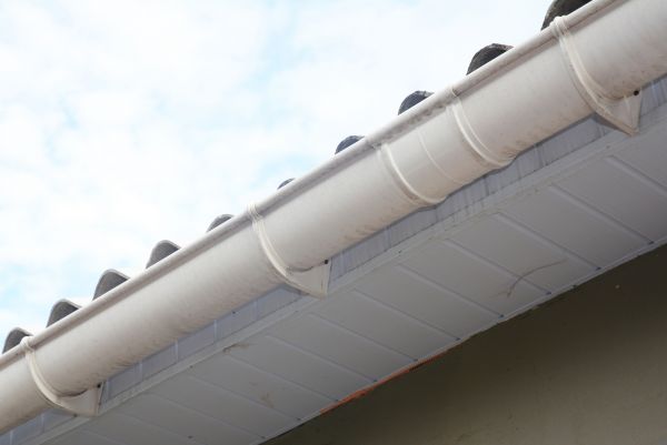 Plastic Gutter Installation in Huntersville