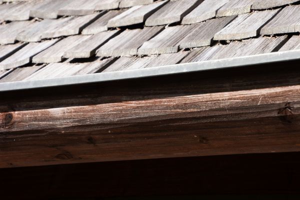 Wood Rain Gutter Installation in Huntersville